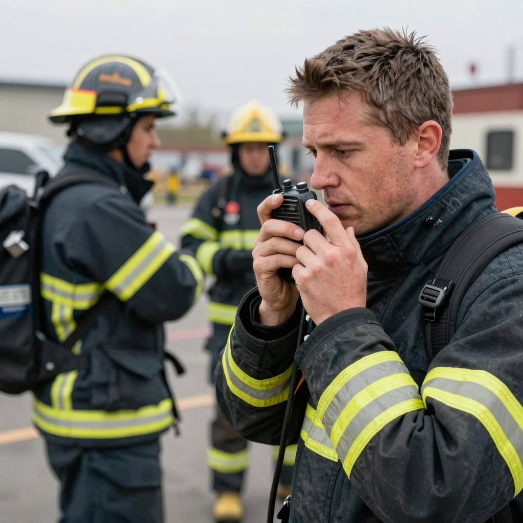 Emergency Communication with Encrypted Radios