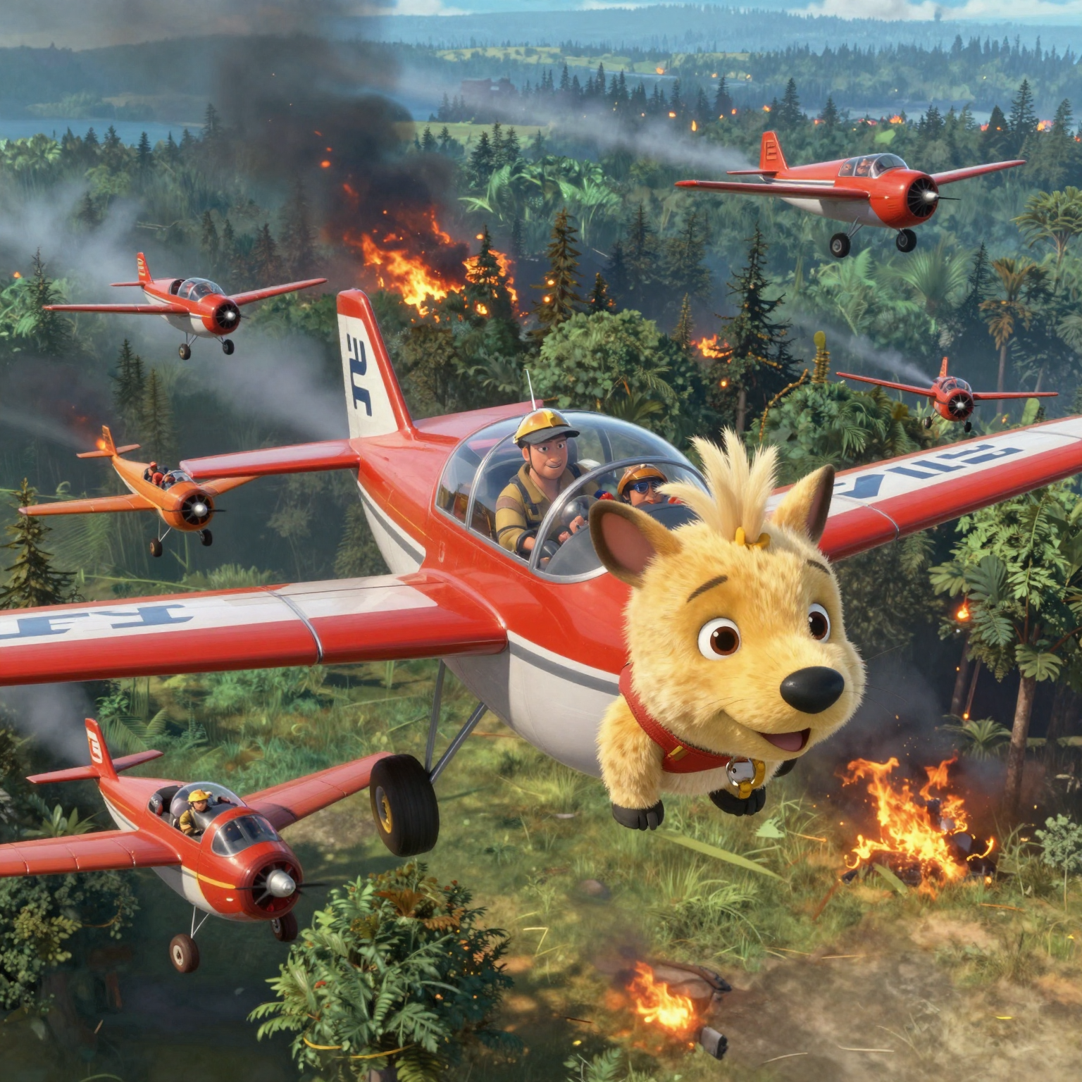 Scene from 'Planes: Fire & Rescue'