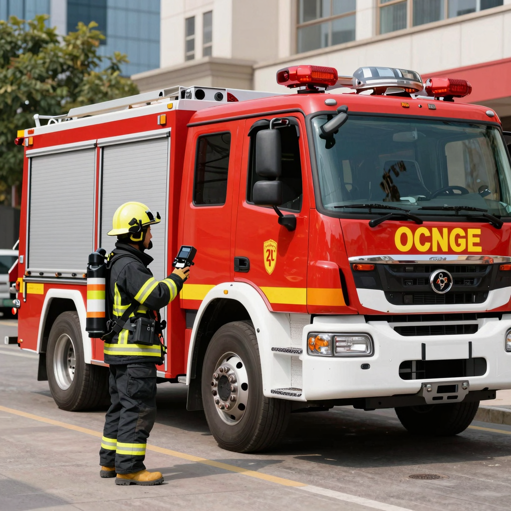 Advanced technology in fire trucks