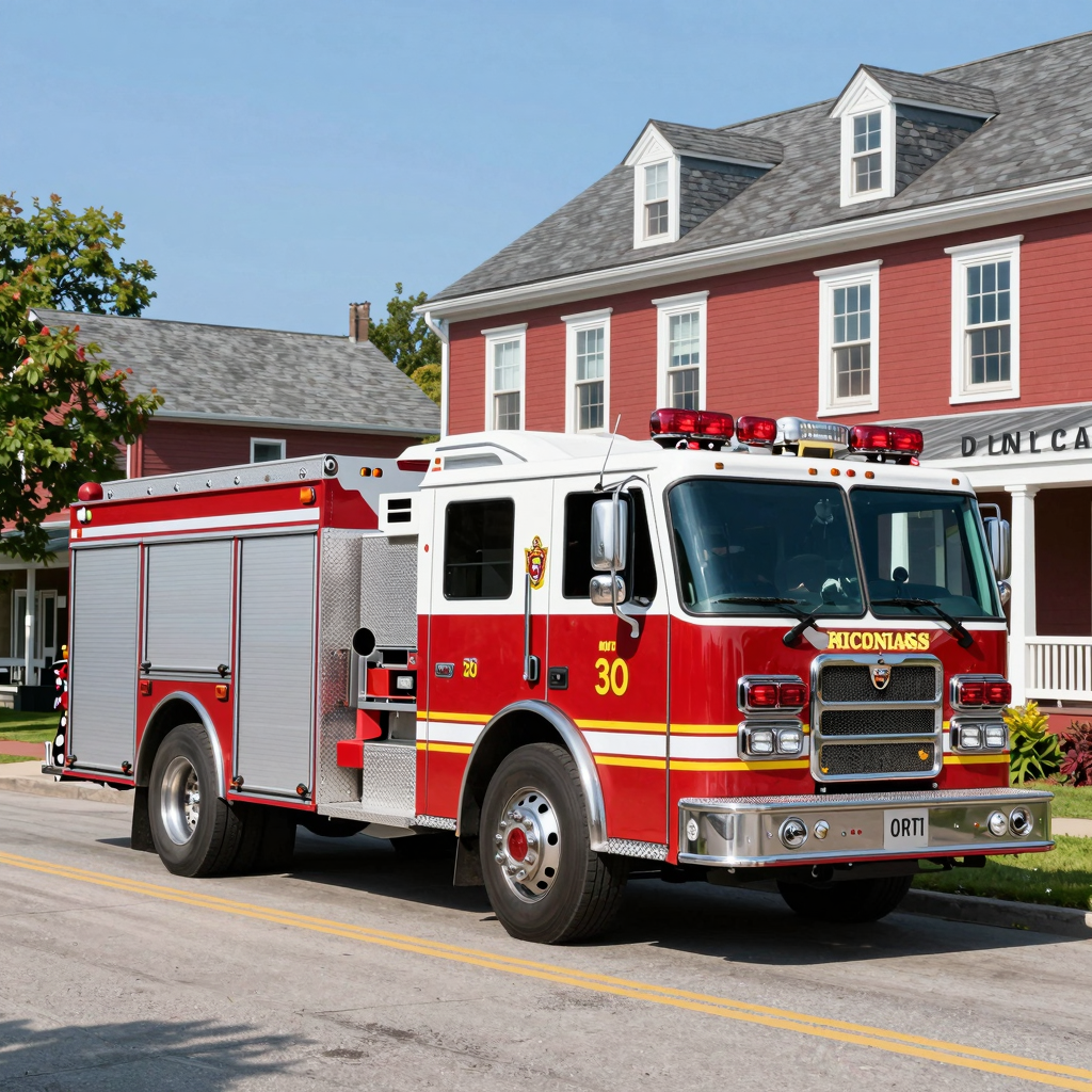 Fire Truck on Mackinac Island