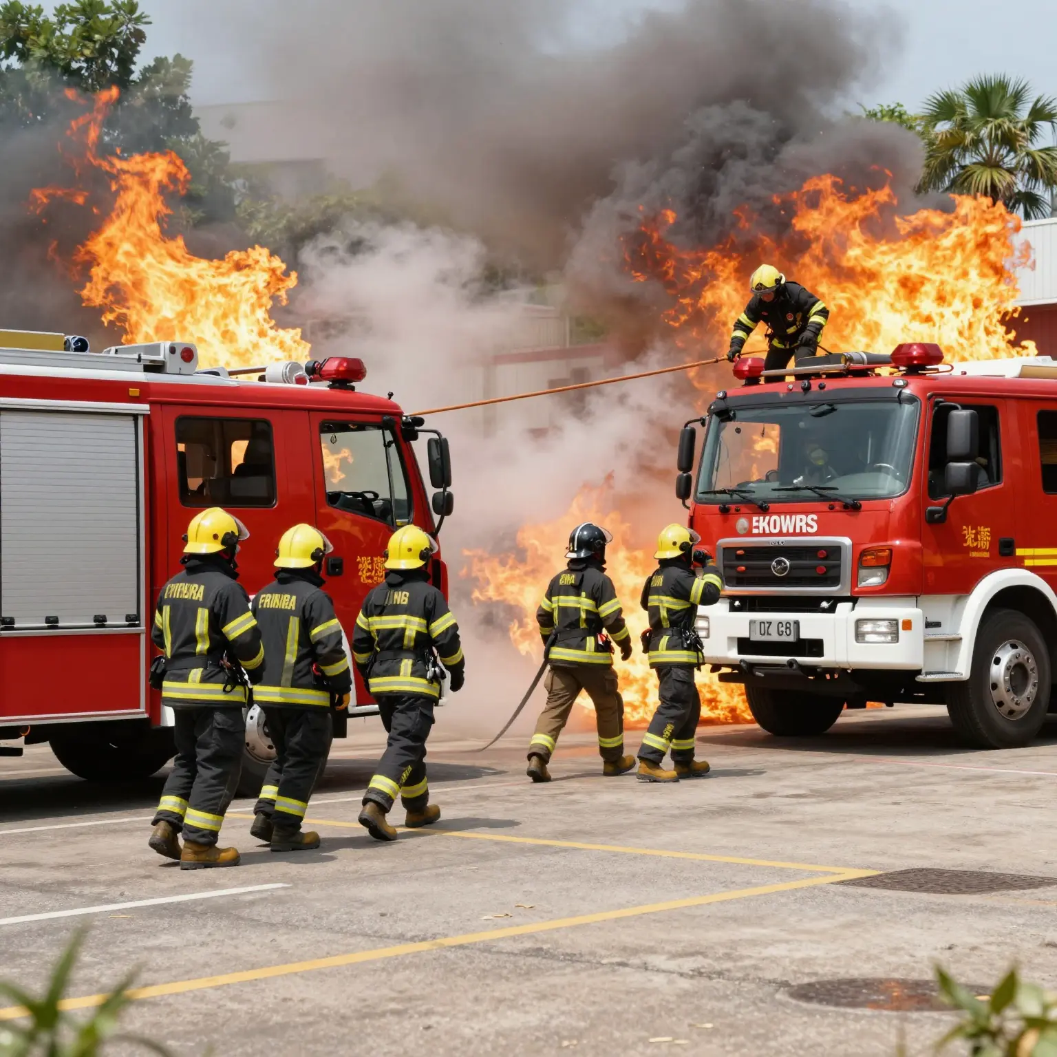 Fire and Rescue Game Scene