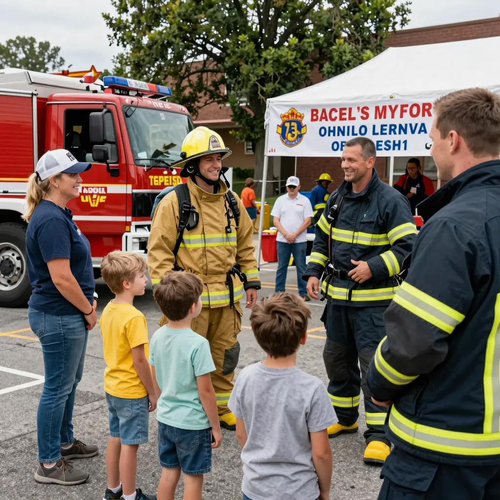 Community Gathering to Support Firefighters