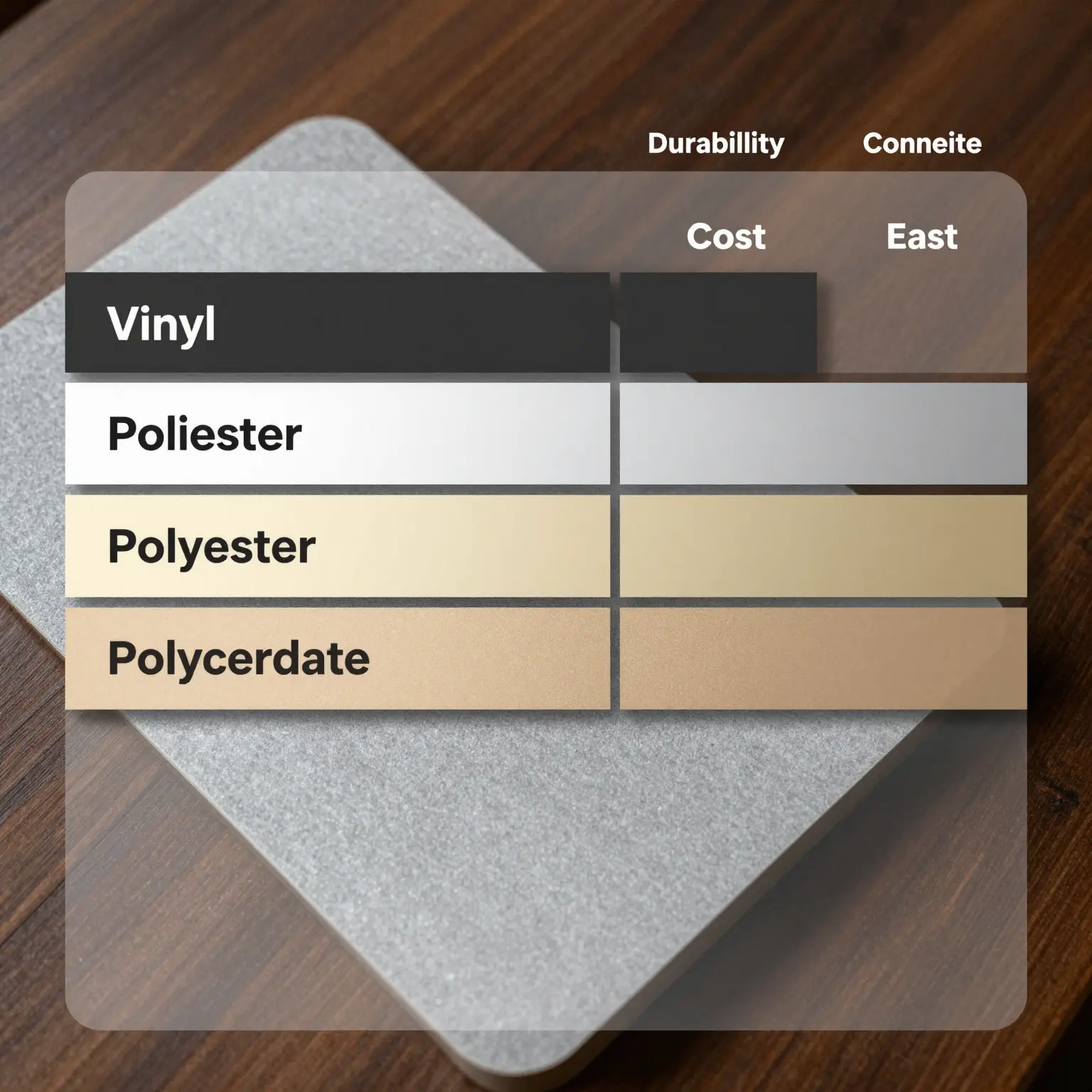 Comparison of Graphic Materials