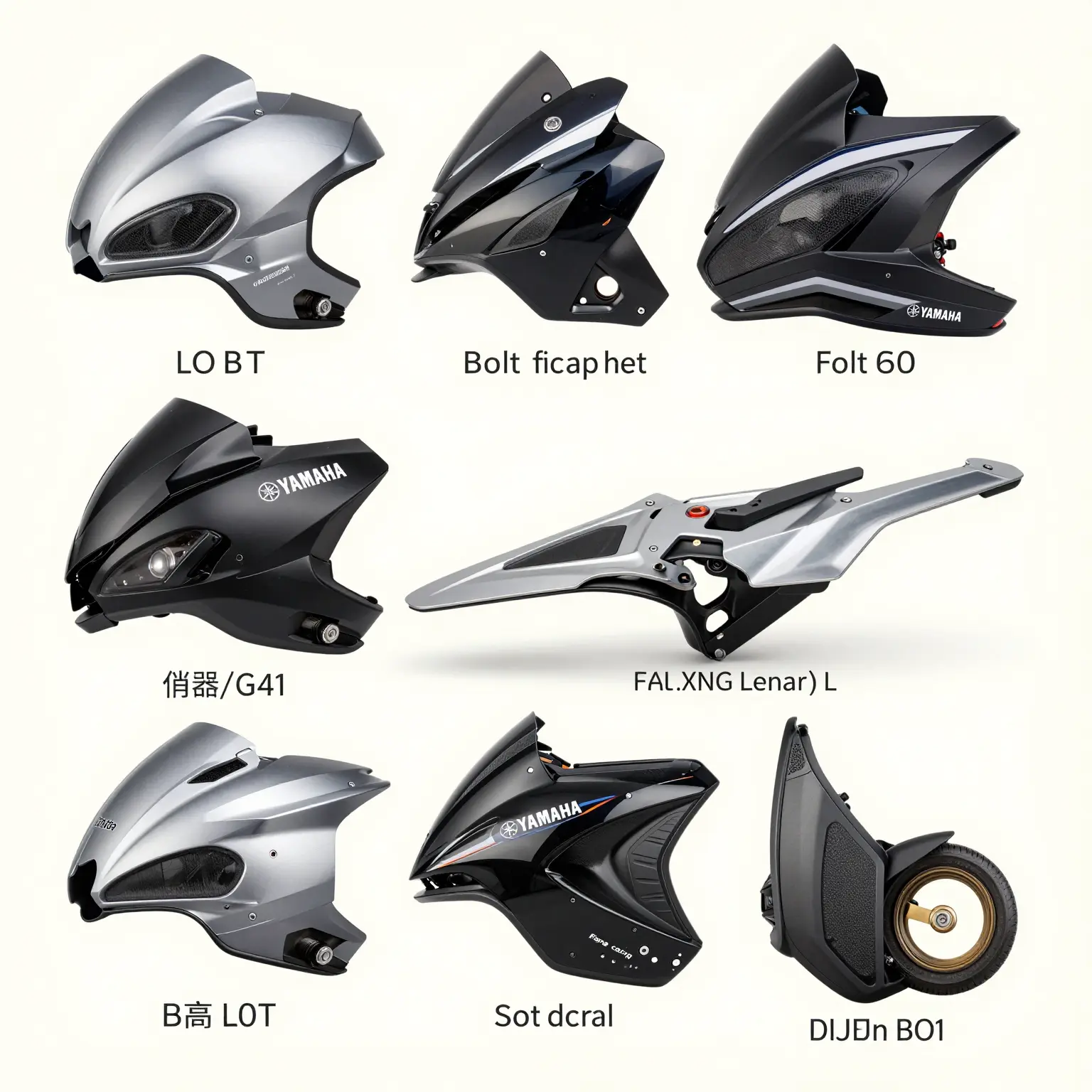 Yamaha Bolt Bullet Fairings